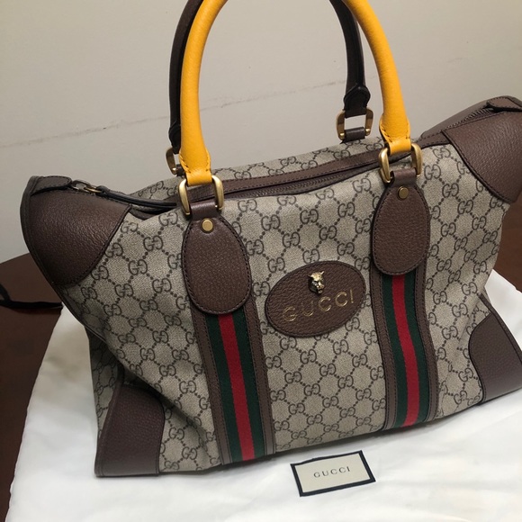 Gucci Other - Gucci Neo Vintage duffle bag with Web